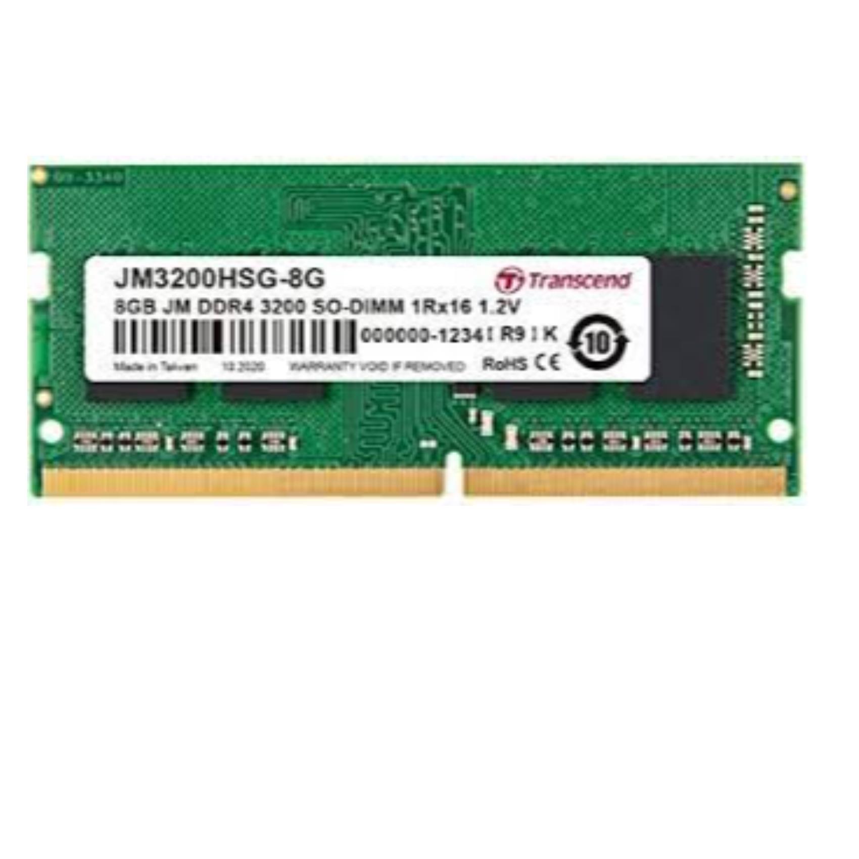 Transcend 8GB JM DDR4 3200 SO-DIMM 1RX16 1.2V